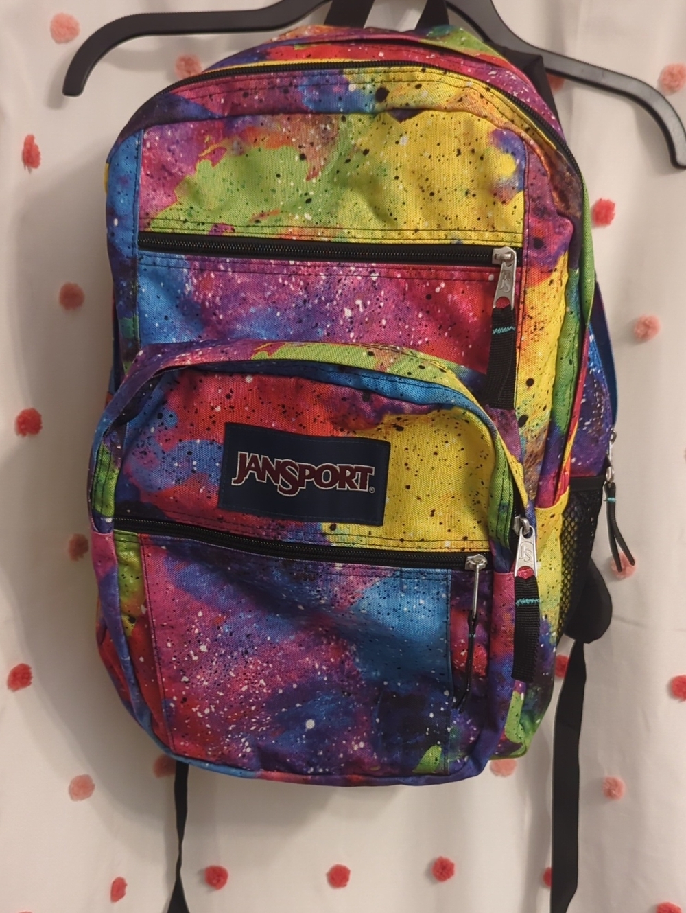Jansport Bright Multicolor Galaxy Print Backpack